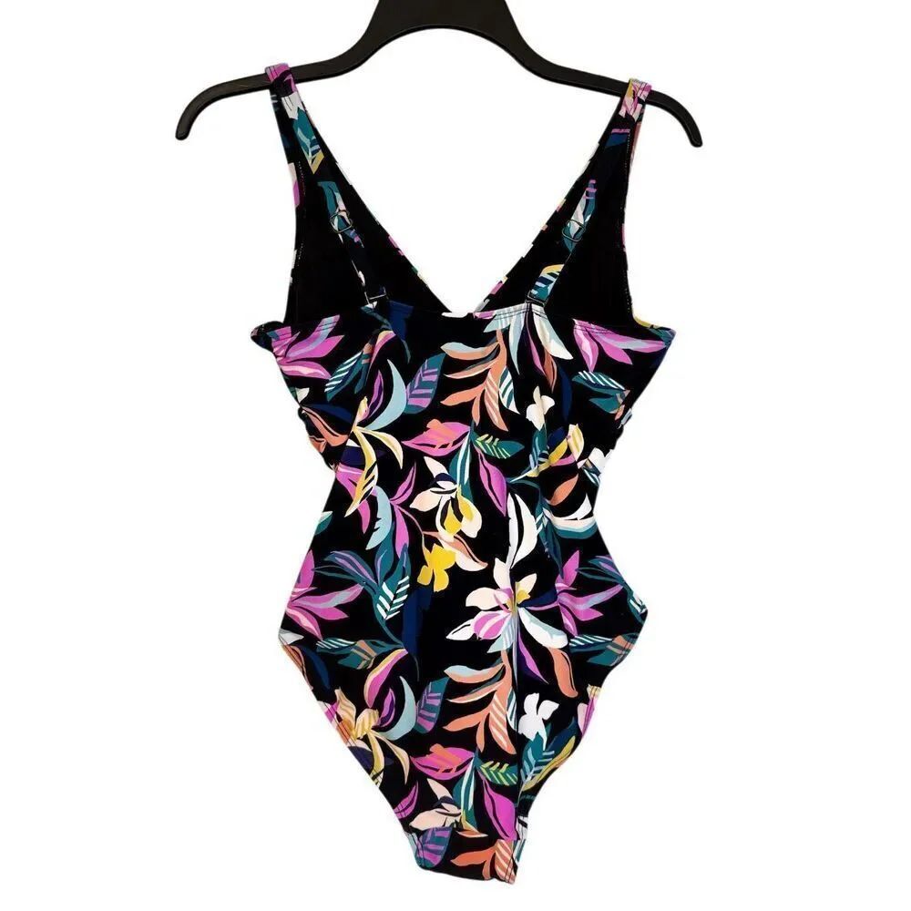 Island Escape Tropical Print 1-Piece Women’s Swimsuit Sz. 6 Cruise Resort NW/OT - Picture 2 of 7
